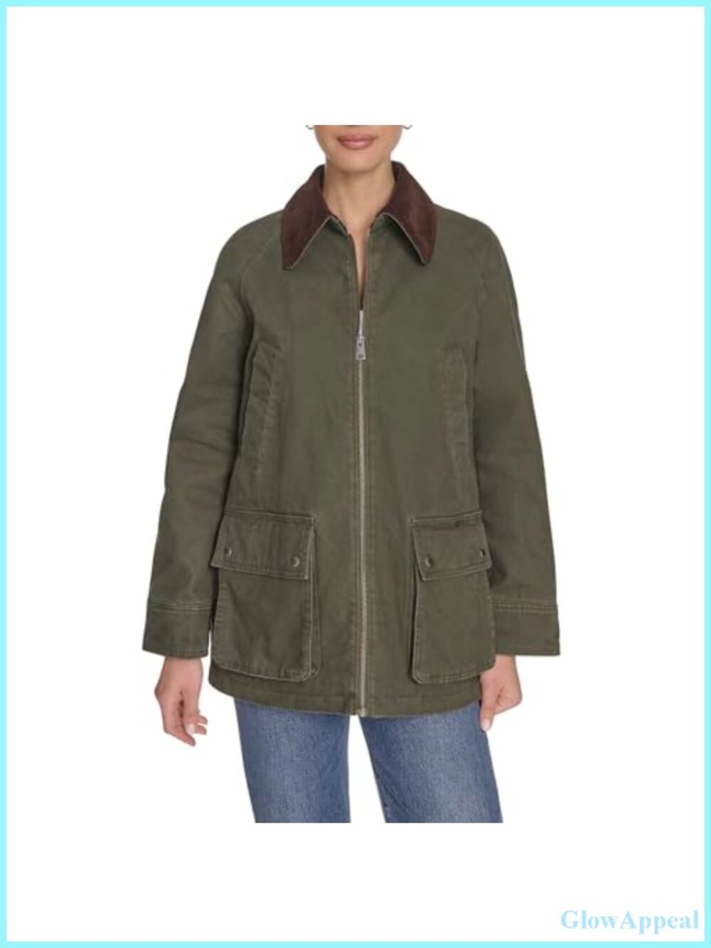 Levi's Cotton Barn Jacket Women's Long Sleeve Point Collar